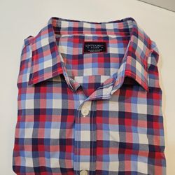 Untuckit Men's Plaid Button Down Shirt – Size XL – Casual & Sharp Look!