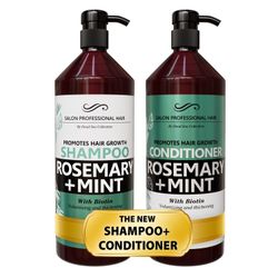 Rosemary & Mint Shampoo, Conditioner & Hair Oil With Dead Sea Minera