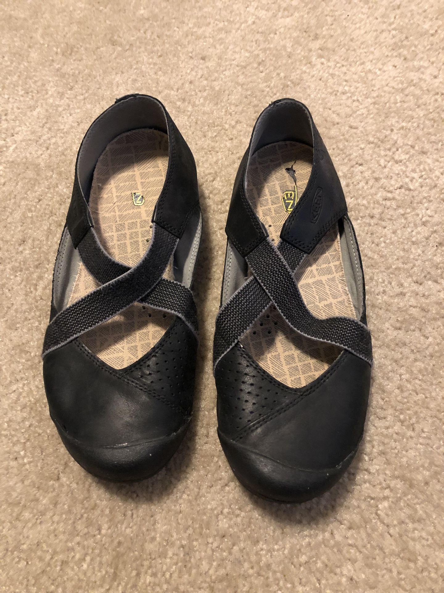Keen Lower East Side Leather Mary Janes