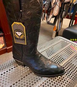 Botas vaqueras de piel para hombre