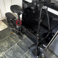 48v Ebike Black! Cruiser Foldable 