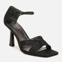 Franco Sarto Womens Rania 2 Stiletto Cut-Out Black high heels Size 9