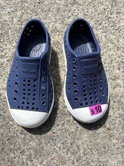 Toddler Native Size 7 Navy Shoes Jefferson Slip-Ons