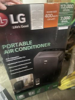 LG Portable AC unit 12000 BTU (missing Window Kit And Remote)