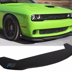 Fits 15-22 Dodge Challenger SRT Hellcat Front Bumper Lip Unpainted - PP