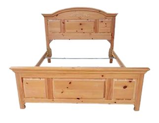 Vintage Broyhill Fontana Honey Oak Queen Bed