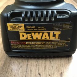 GENUINE DEWALT DW9116 7.2V-18V 1 HOUR NiCd BATTERY CHARGER TUNE UP MODE
