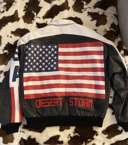 Desert Storm Leather USA Mens Jacket