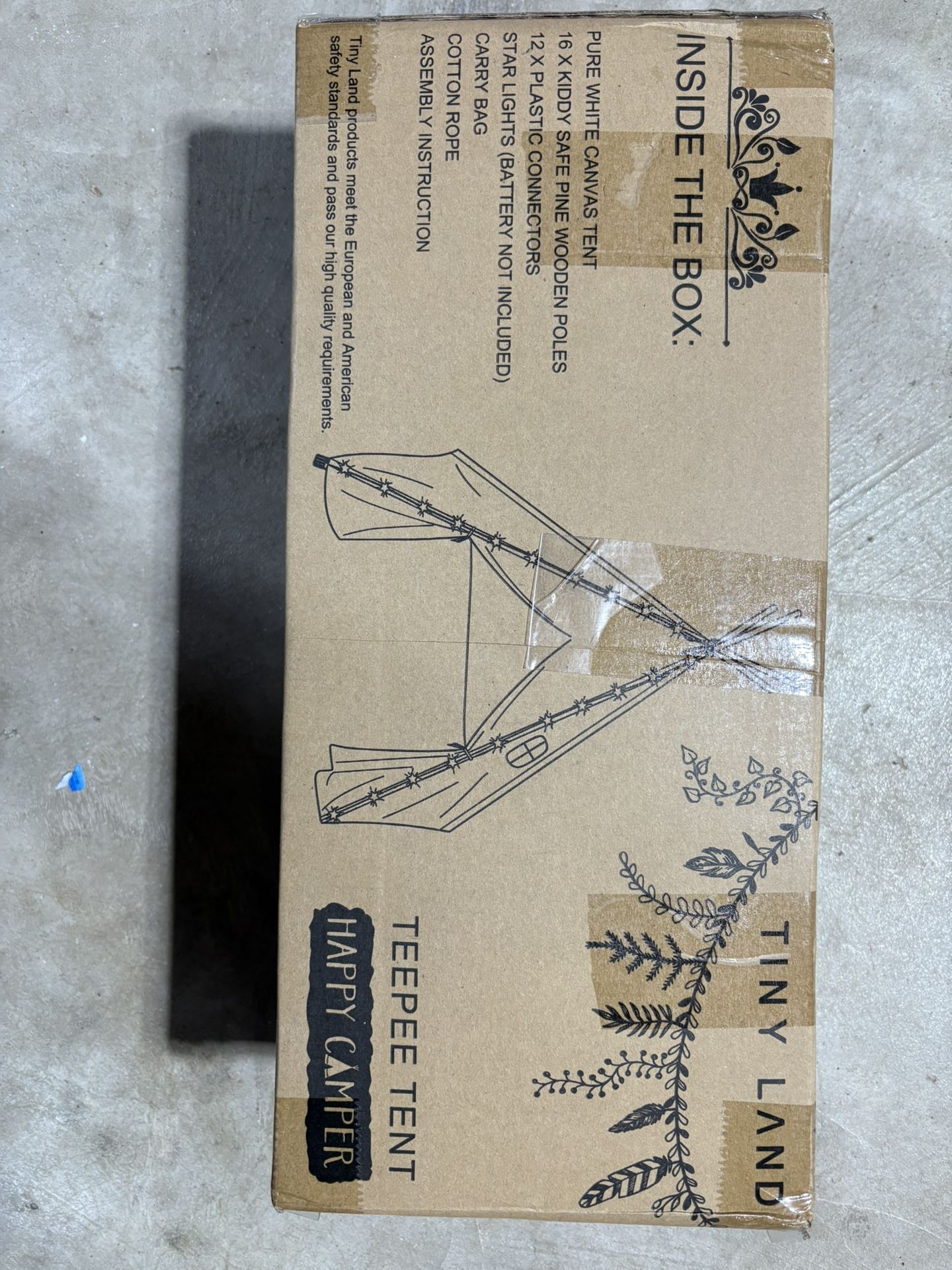 Teepee Tent White (2)