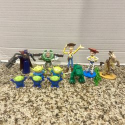 Disney Pixar Toy Story Figure Set 1-3” Tall