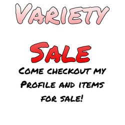 Variety of things for sale