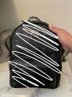 Black backpack for men