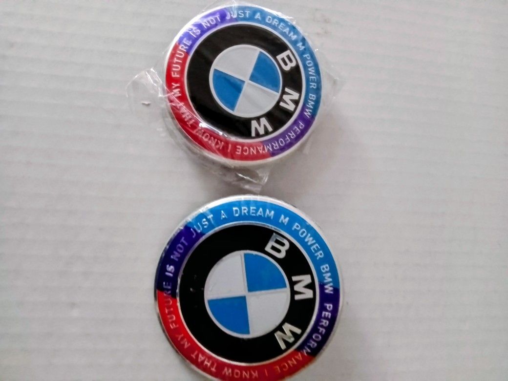 BMW 82mm,74mm Front&Rear Emblems New