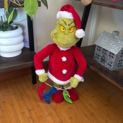 Grinch Plush Toy Christmas Decor