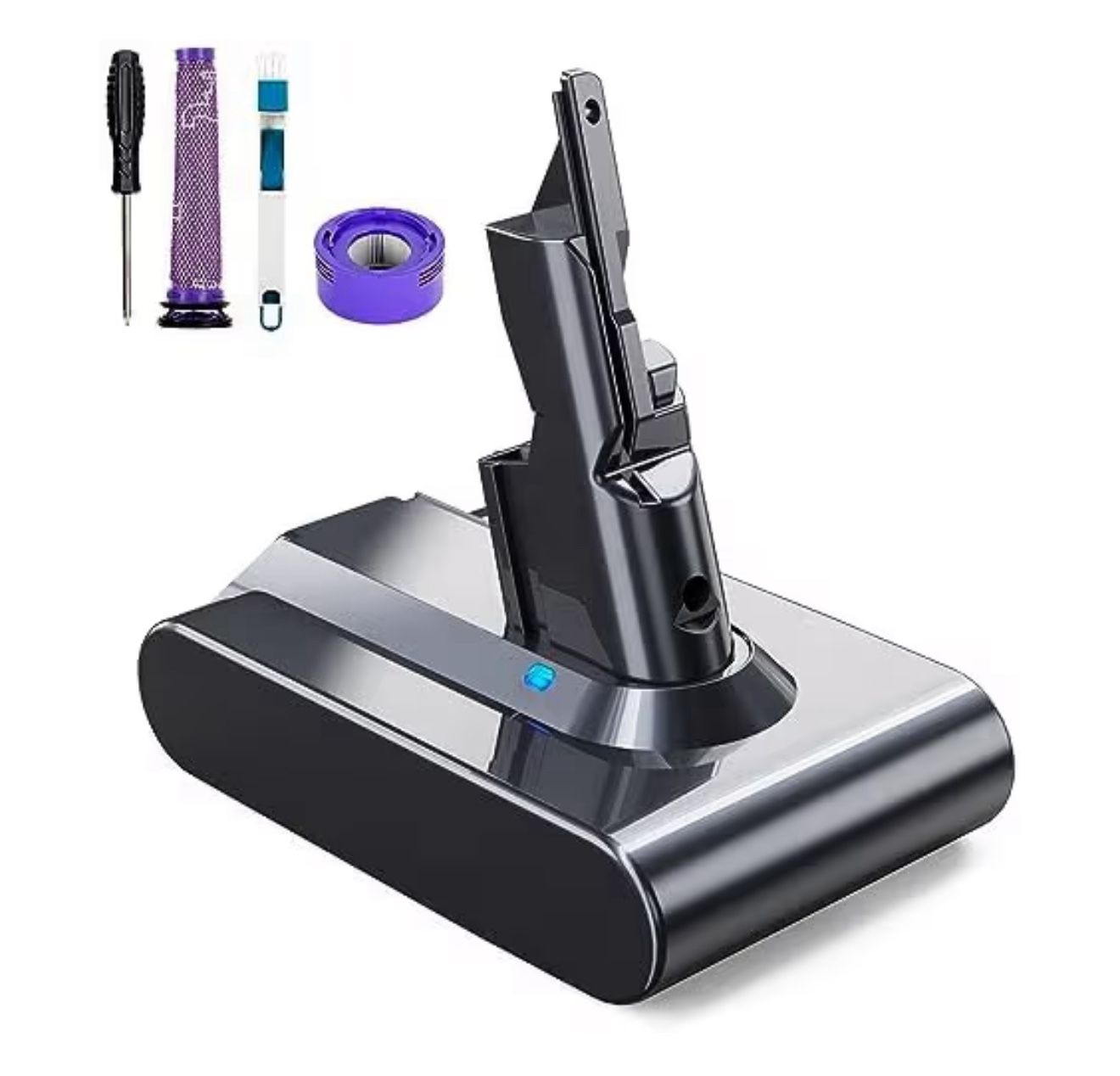 Dyson Battery Replacement, 21.6V 6.0Ah Battery, V7 Compatible With Dyson SC11 V7 Motorhead