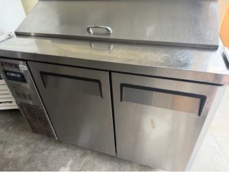 Prep cooler 48”  2 door stainless