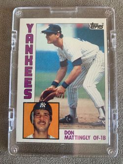 Don Mattingly 1984 RC ~ Topps #8