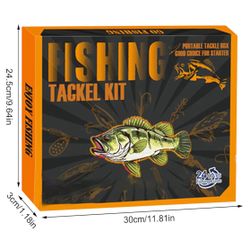 Fish Tackle 24 Pc