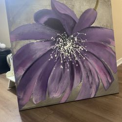 Purple Flower Painting 