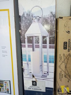 Stainless Steel 28" Lantern