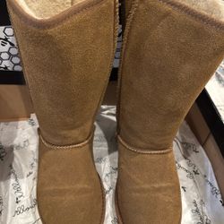 Women Lady Willowbee Brown Boots Super Warm For Winter 