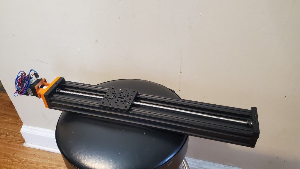 C-Beam Linear Actuator, 500mm, Industrial Black.