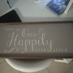 This Is Our Happily Ever After Frame Preloved 