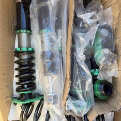 Scion tC Rev9 R9-HS2-049_1 Hyper-Street II Coilover Suspension Lowering Kit, Mono-Tube Shock w/ 32 Click Rebound Setting, Full Length Adjustable