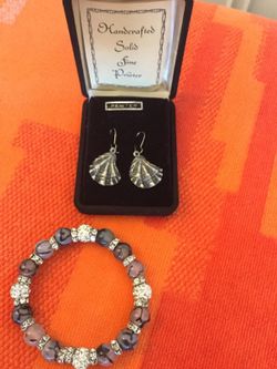 Island treasures / Jewelry earring & bracelet