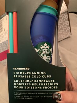 Color changing cups