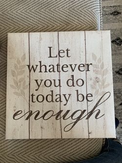Inspirational Wall Sign