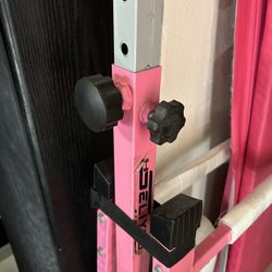 Gymnastics Bar Adjustable Height With Mat