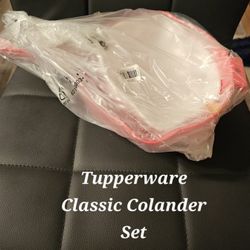 Tupperware Classic Colander Set Of 2