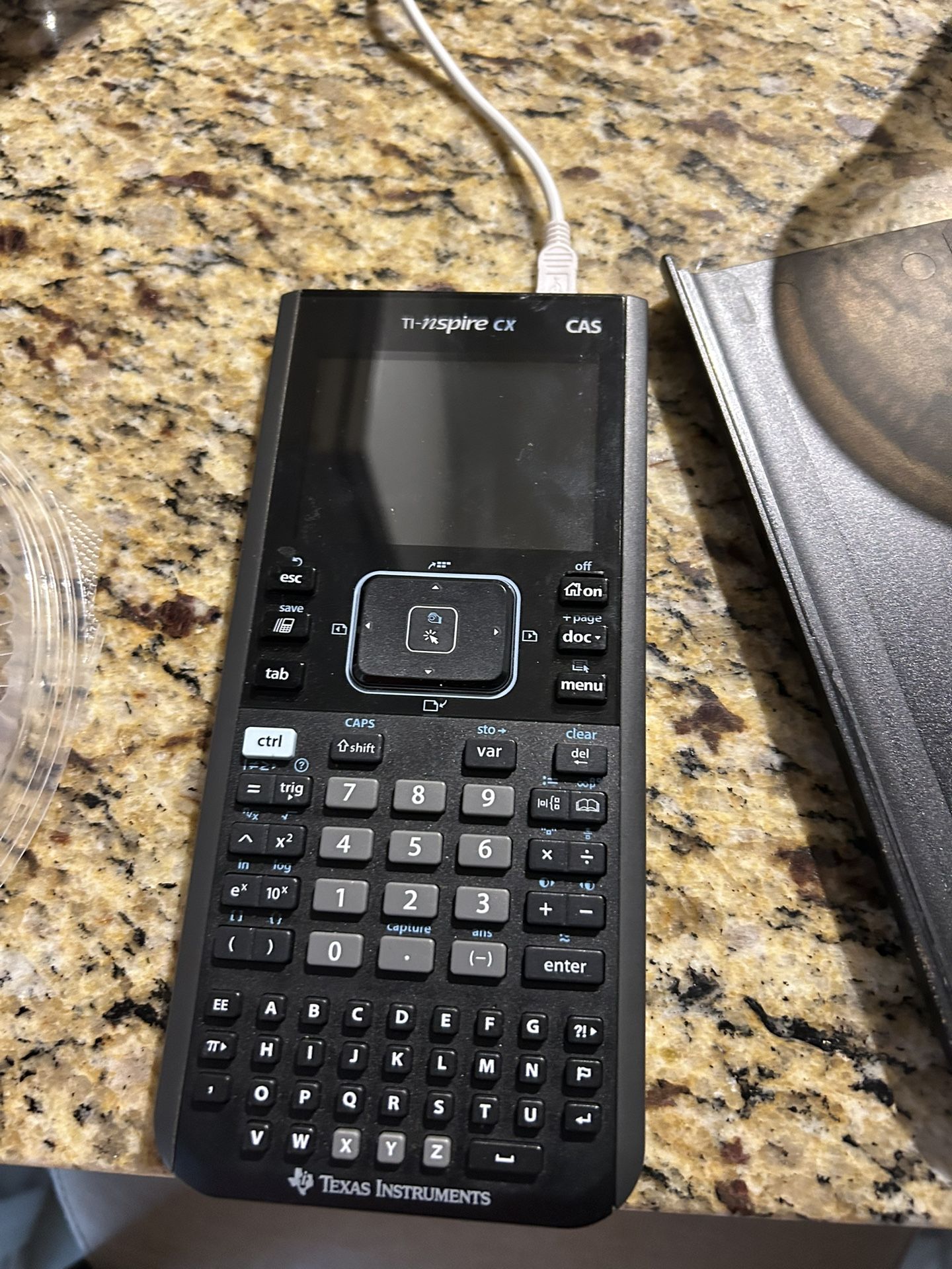 Texas Instruments TI-nspire CX CAS Graphing Calculator W/ Case + Power Adapter 