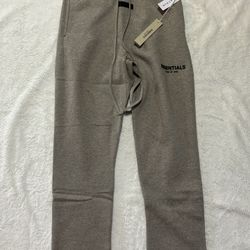 ESSENTIALS DARK OAT SWEATPANTS