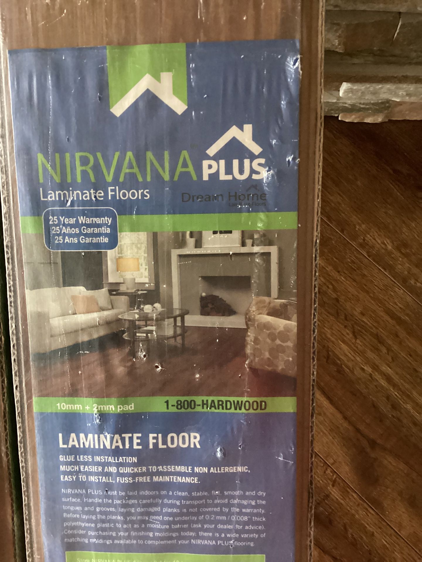 Laminate Flooring- 5-Boxes @50sf.