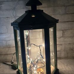 Wooden Lantern Accent Light ( 21.5")
