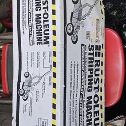 Rust Oleum Striping Machine