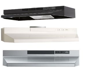 Broan F40000 Series 30 in. Convertible Under Cabinet Range Hood with Light in Bisque, white or stainless