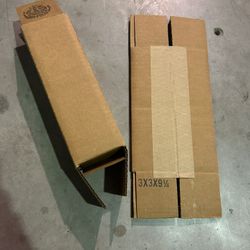 Cardboard Box 3x3x 9 1/4