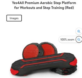 Yes4All Premium Aerobic Step Platform for Workouts and Step Training
