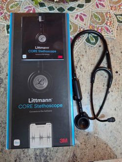 3M Littman Cardiology IV CORE Digital Stethoscope -- Black