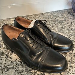Bostonian Men’s Black Leather Dress Shoes * Size 9.5 * Very Good Condition!