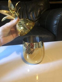 Pineapple drink cup or decoration Thumbnail