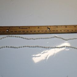  Wedding / VINTAGE 14K Gold Fresh Rice Water Pearl Necklace