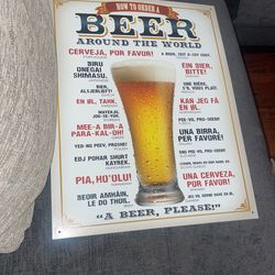 How To Order Beer Sign