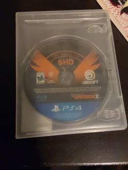 The Division 2 Ps4 With Replacement Case