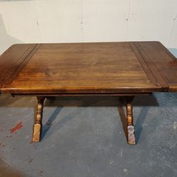 Solid Maple Table And 4 chairs 