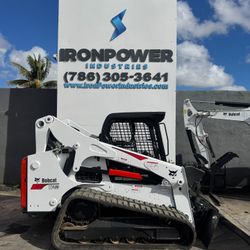 2020 Bobcat T740 Skid Steer Loader - Hydraulic Aux Open Cab