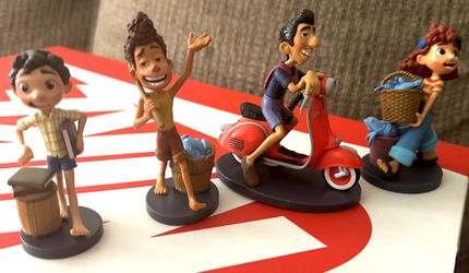 Disney Movie Luca 3.2” Figures Lot Of 4